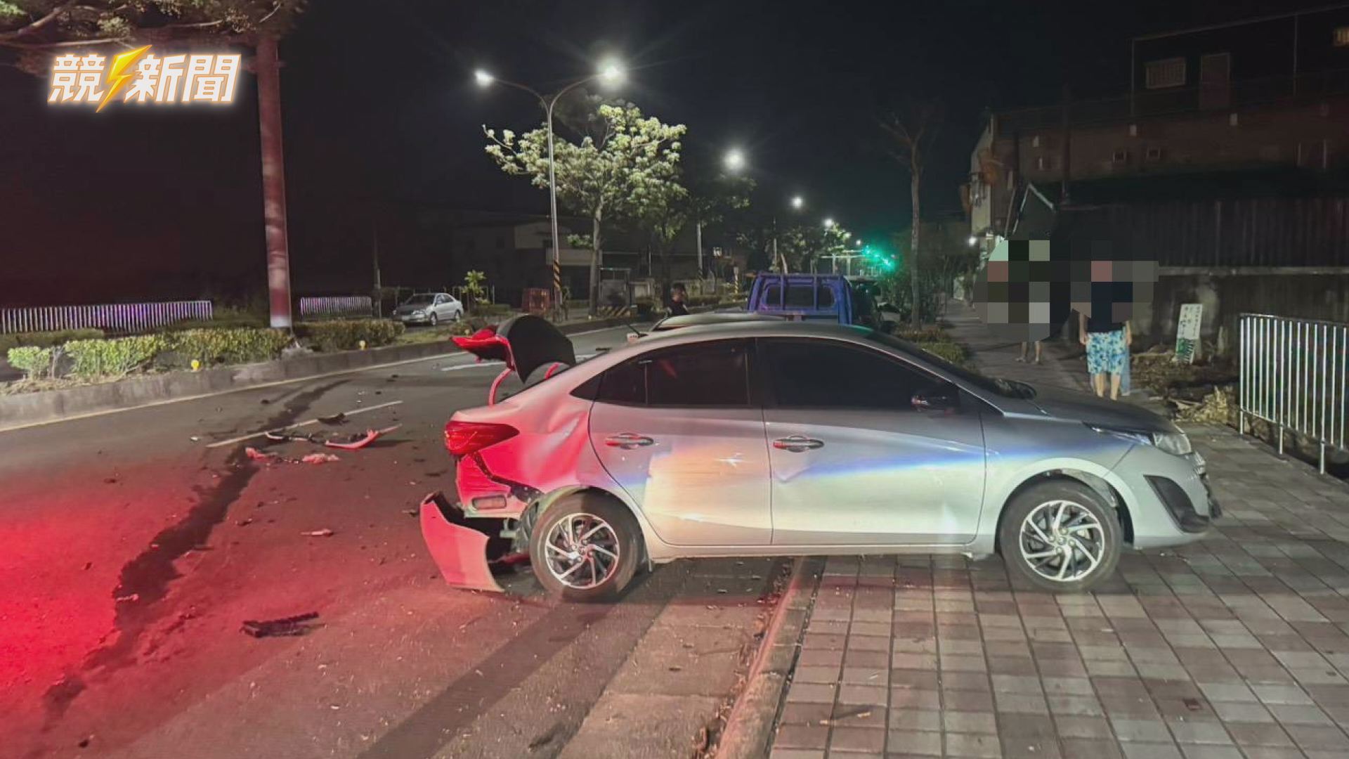 【警消】高雄林園和發路自撞事故 駕駛涉毒品遭罰並吊照
