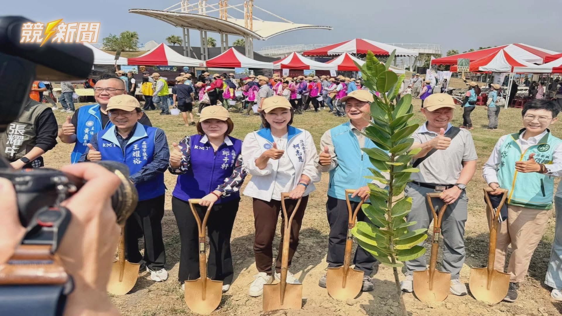 【地方】林園植樹行動展現永續主張 柯志恩盼為高雄增加城市綠蔭