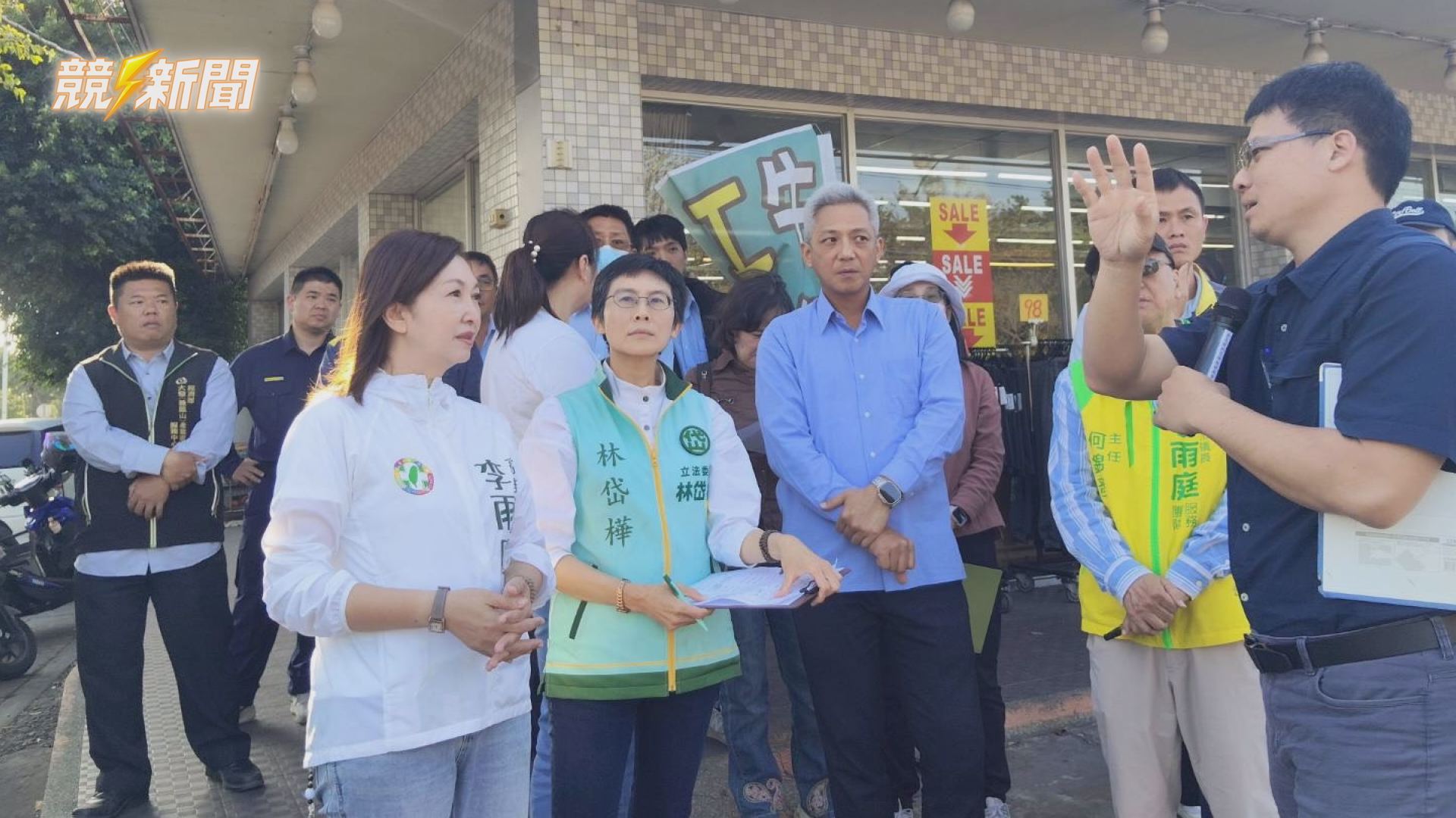 【交通】大寮光華、光明路口車流壓力大 立委林岱樺會勘爭取增設機車專用道