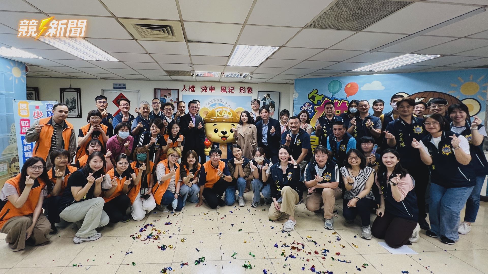 【警政】高雄少年警隊推Q版公仔宣導 「雄（熊）青春刑警」化身反犯罪新夥伴