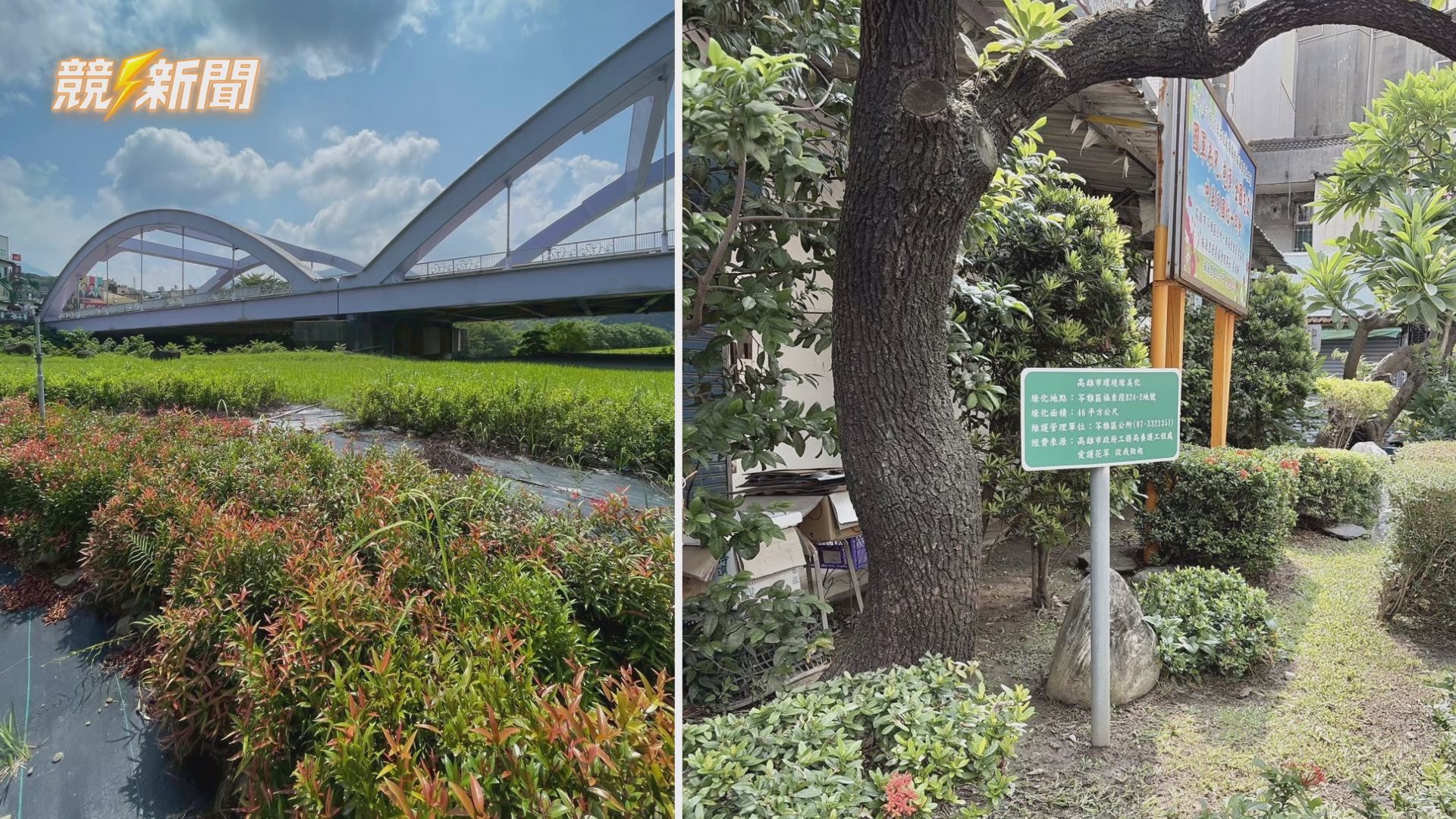 【建設】高雄閒置空地變身城市綠洲 62處綠美化成果打造社區新風景