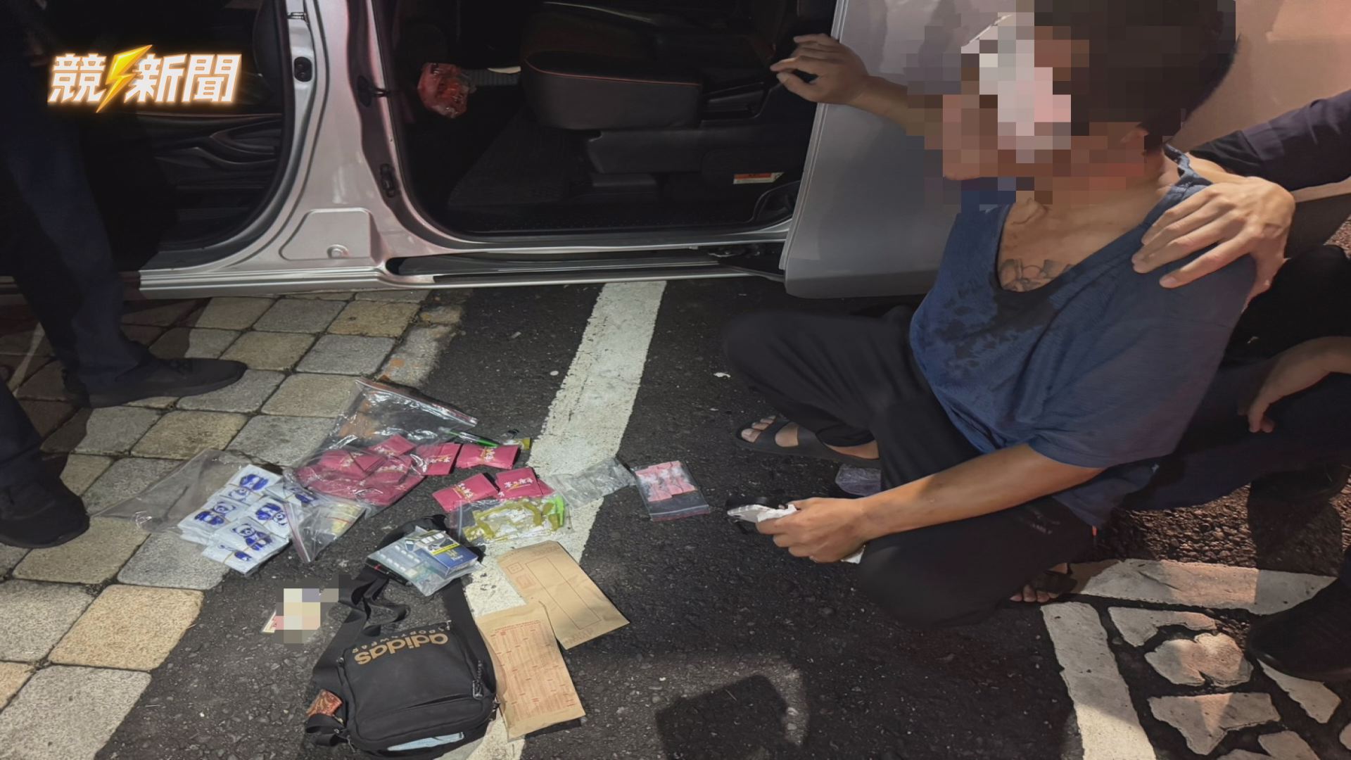 【社會】高雄前鎮毒駕變暴力衝突 警攔毒品快餐車查獲243件毒品