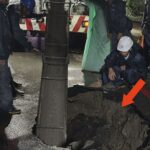 【交通】高雄岡山中山北路路面塌陷一公尺 捷運局漏夜搶修完成16日一早恢復通車