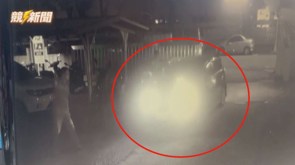 高雄楠梓凶案監視器畫面涉案車輛進入警局畫面