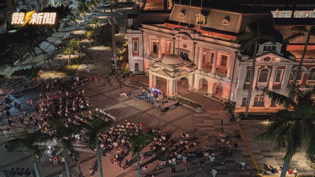 台中州廳爵士音樂節暖身吸引大批民眾