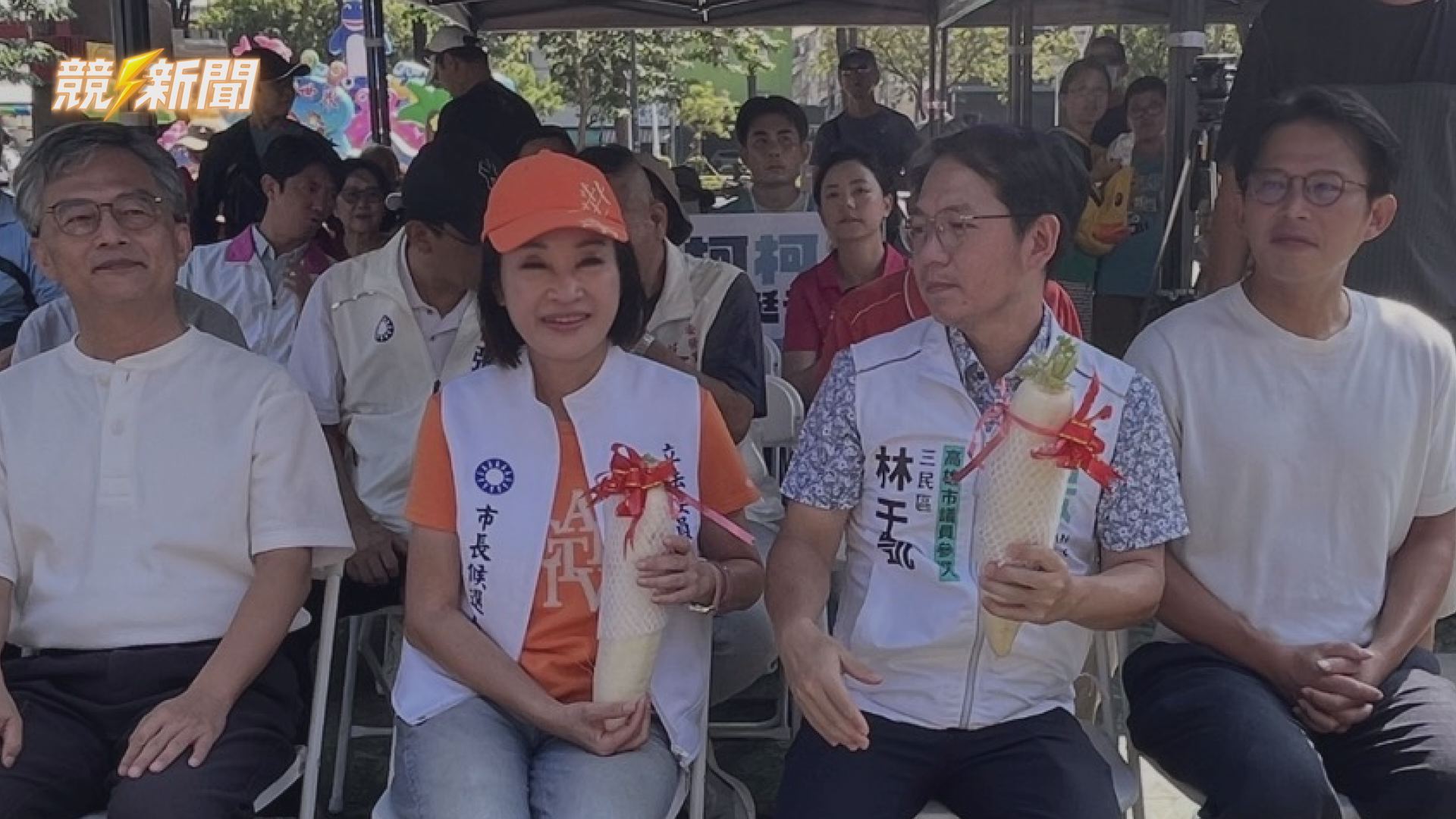 【政治】高雄林于凱誓師辦勞工家庭親子日 黃國昌、柯志恩到場力挺